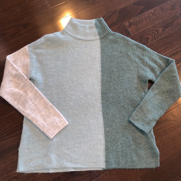 RW&CO MOCK COLOURBLOCK TURTLENECK SWEATER - Picture 5 of 6